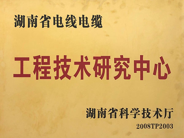 湖南省電線(xiàn)電纜工程技術(shù)研究中心